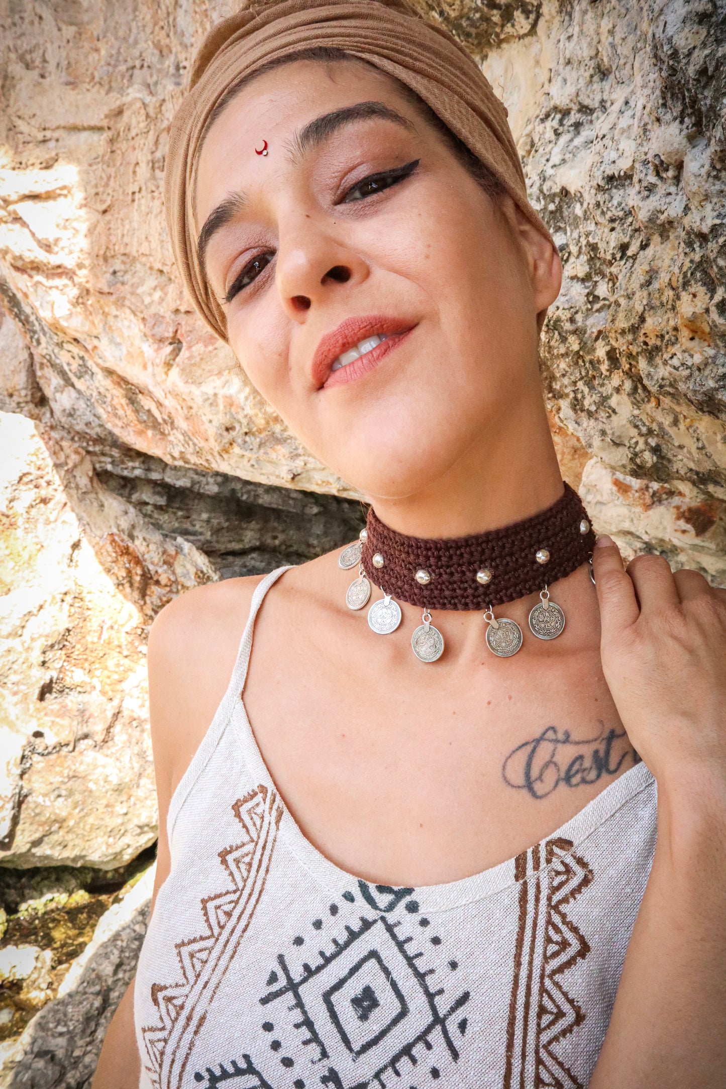 Collar de Ganchillo hecho a mano con amor Baarah