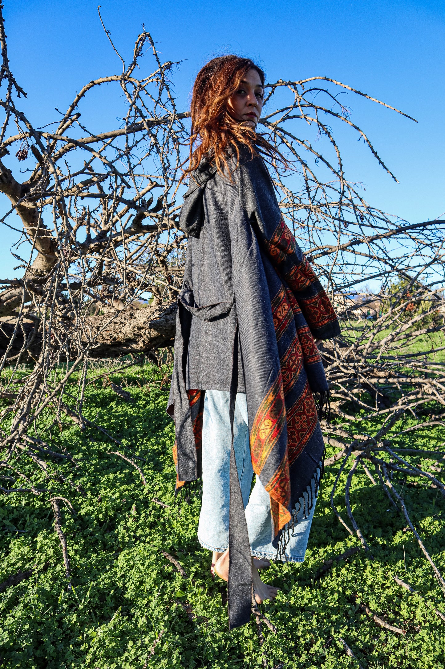 Chaqueta Pashmina Agastya kimono Cárdigan