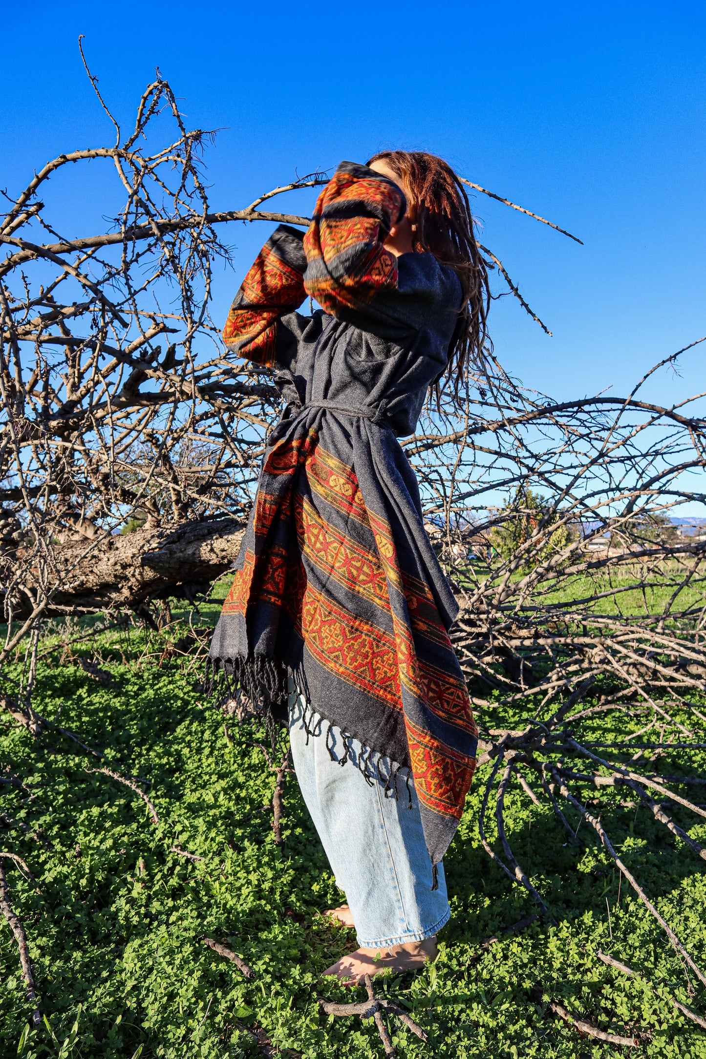 Chaqueta Pashmina Agastya kimono Cárdigan