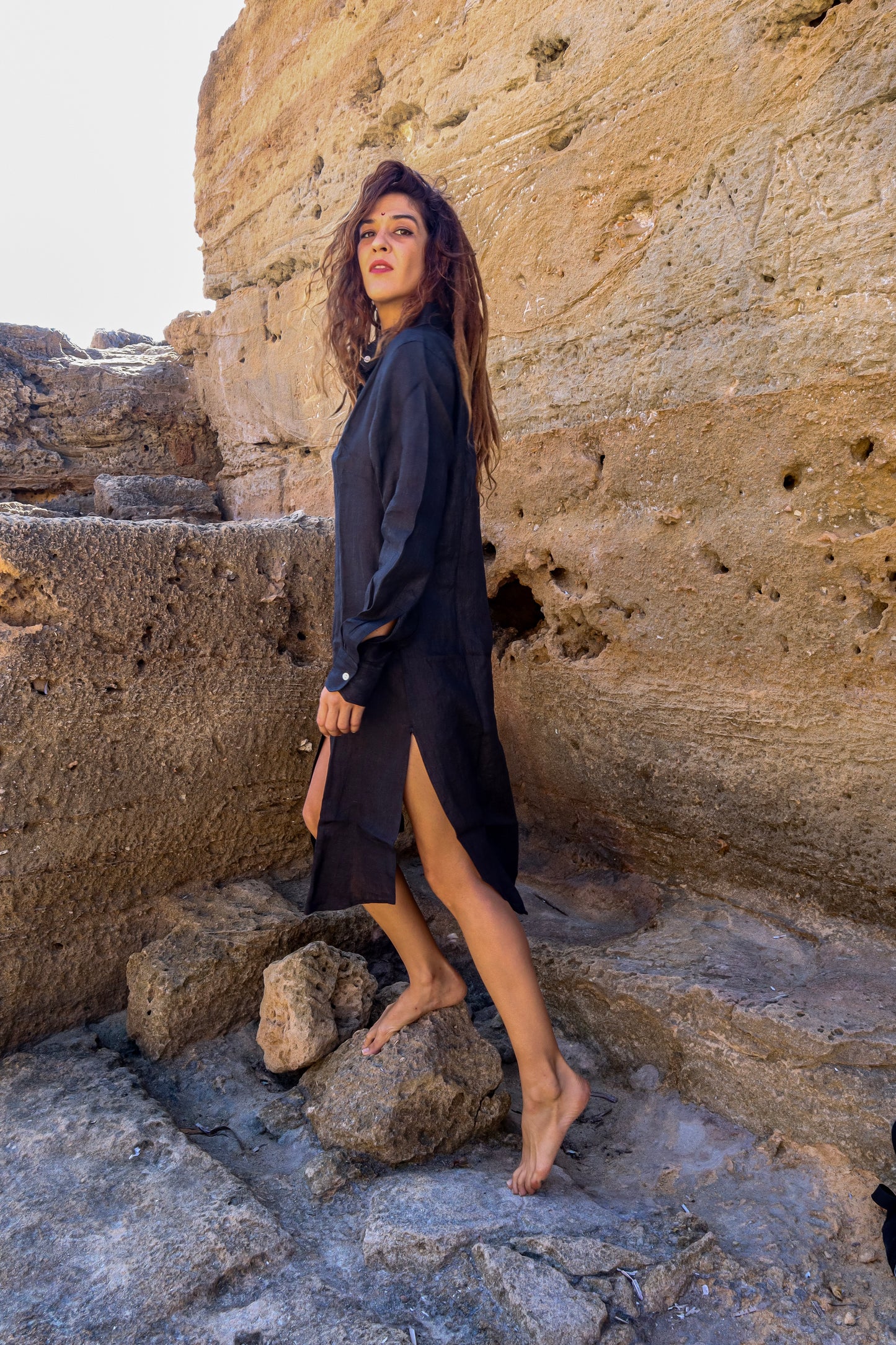 Vestido Sakti Negro