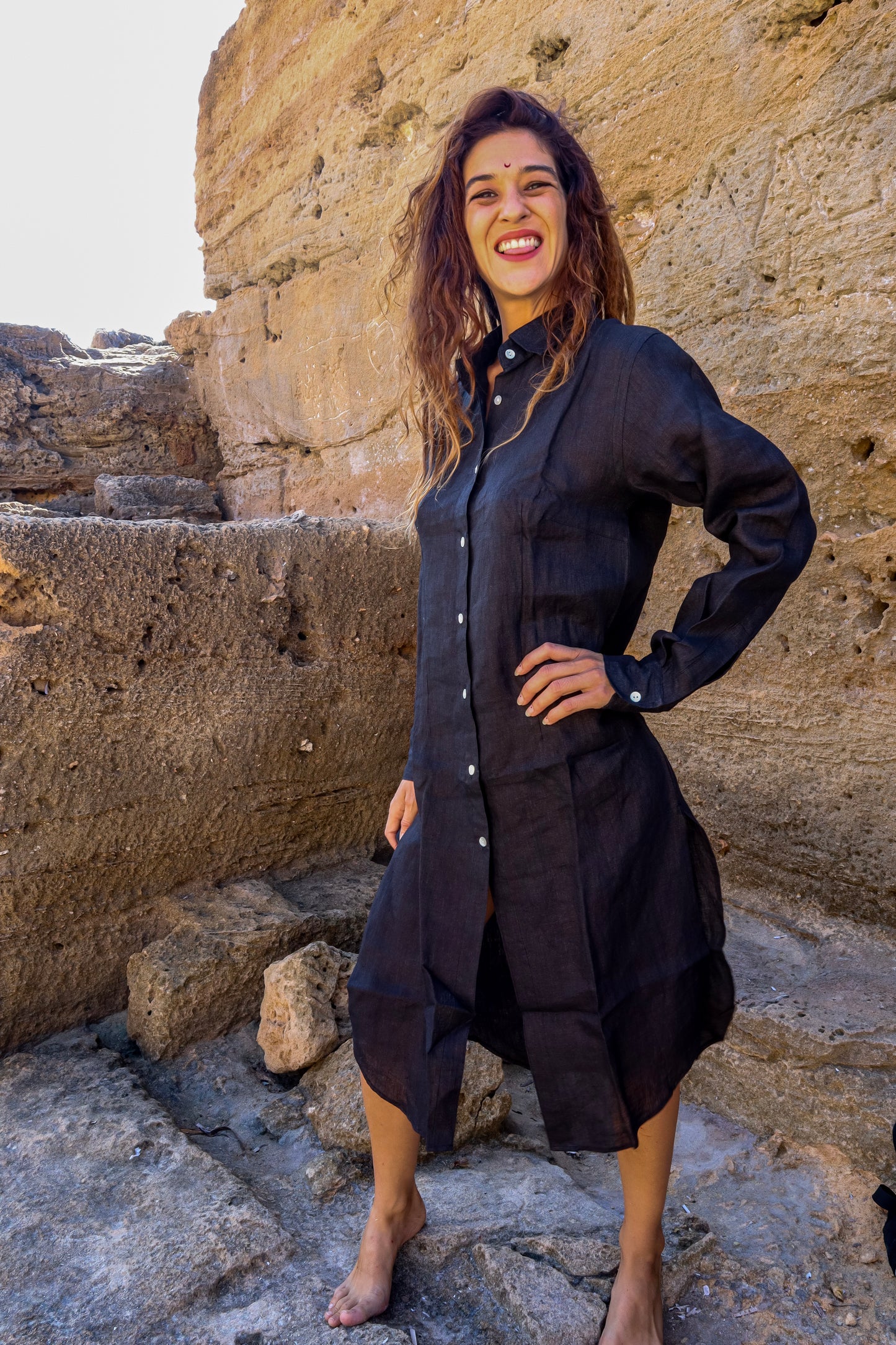 Vestido Sakti Negro