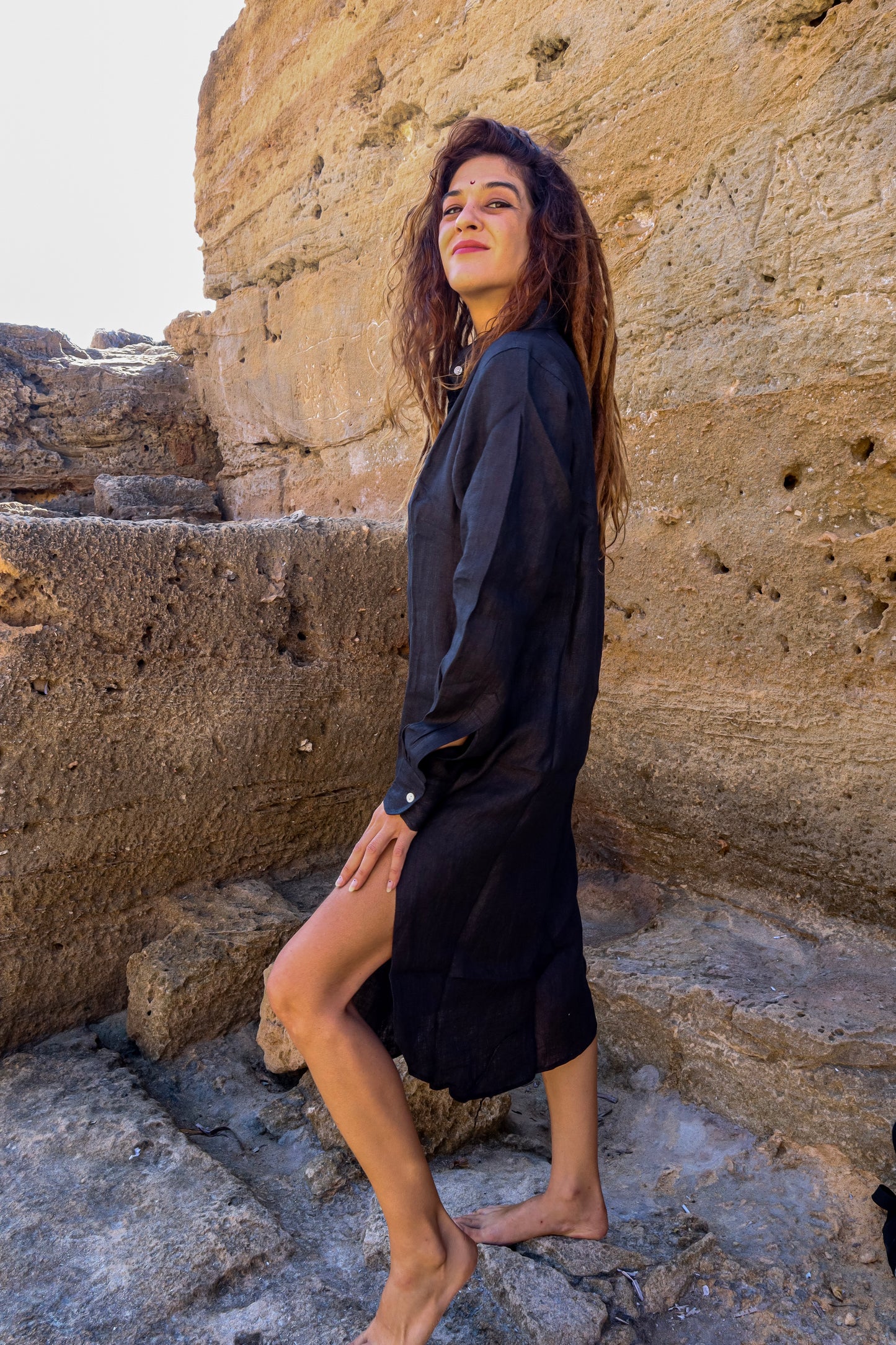 Vestido Sakti Negro