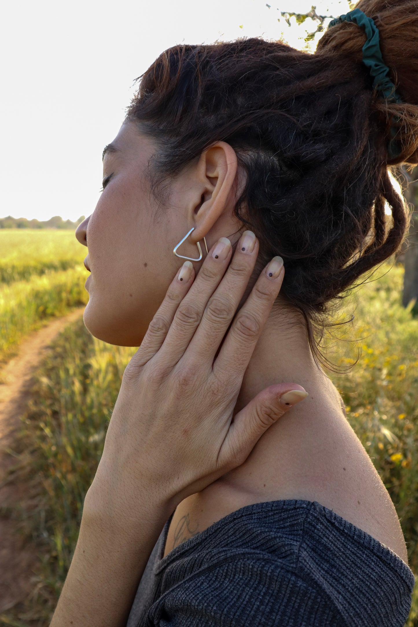 Pendientes Tringu de Plata 925