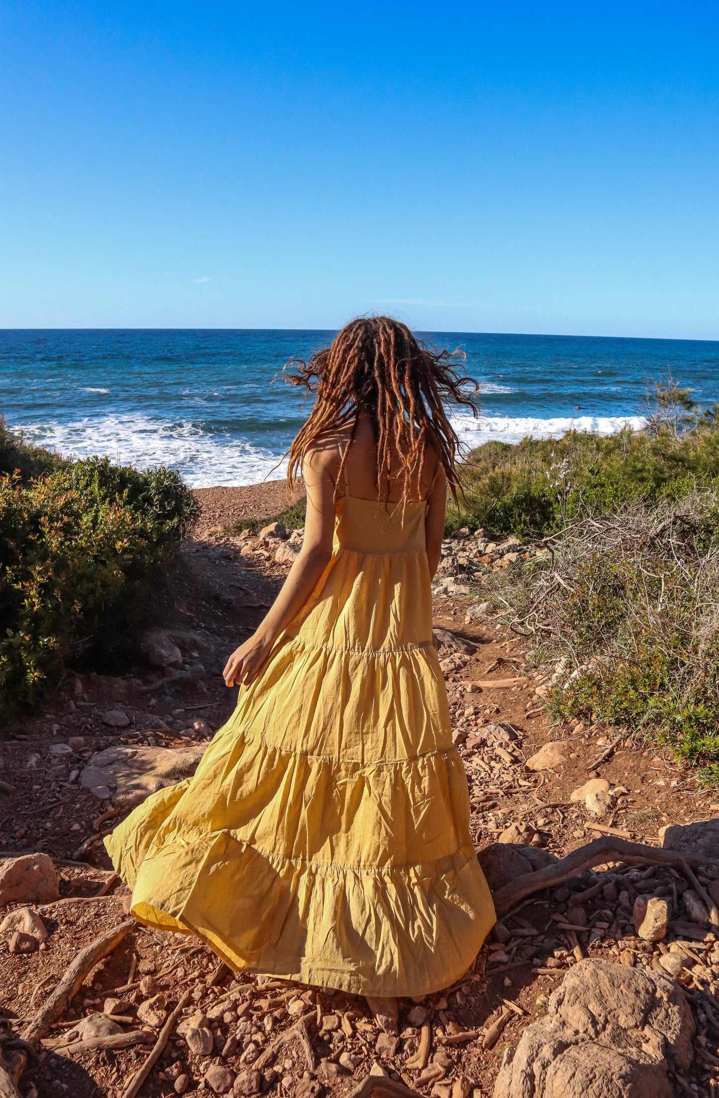 Vestido HARA amarillo