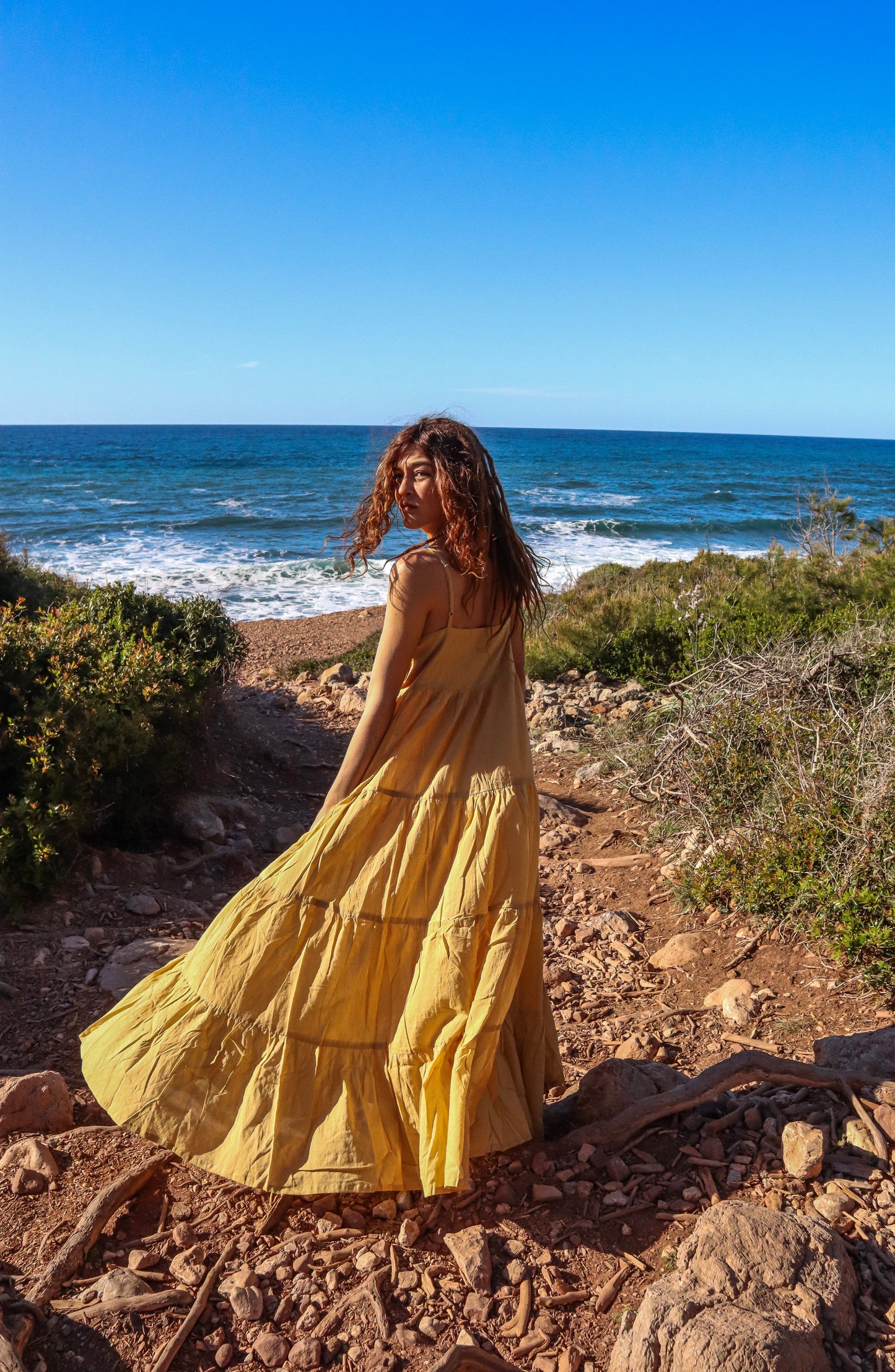 Vestido HARA amarillo