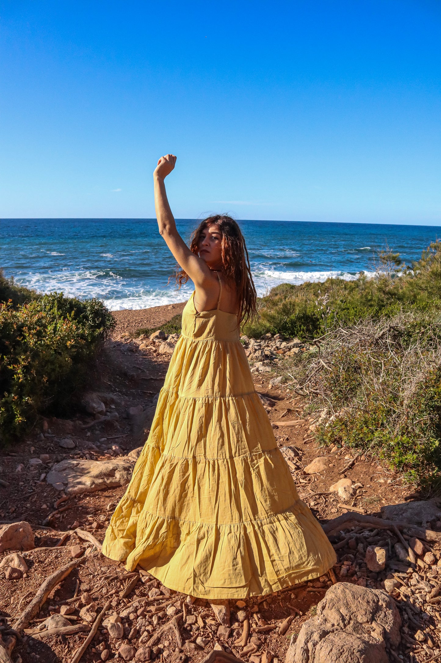Vestido HARA amarillo