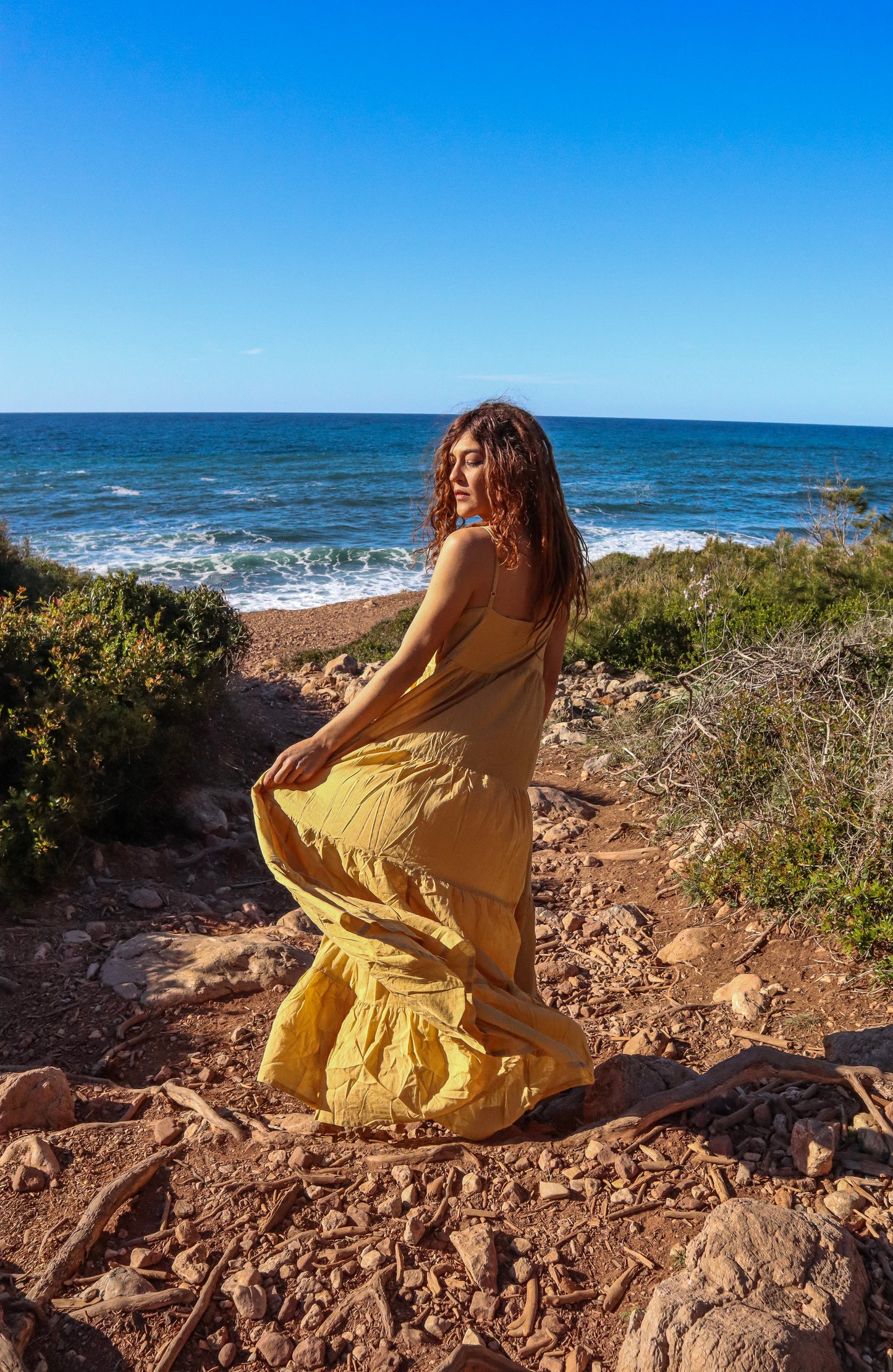 Vestido HARA amarillo