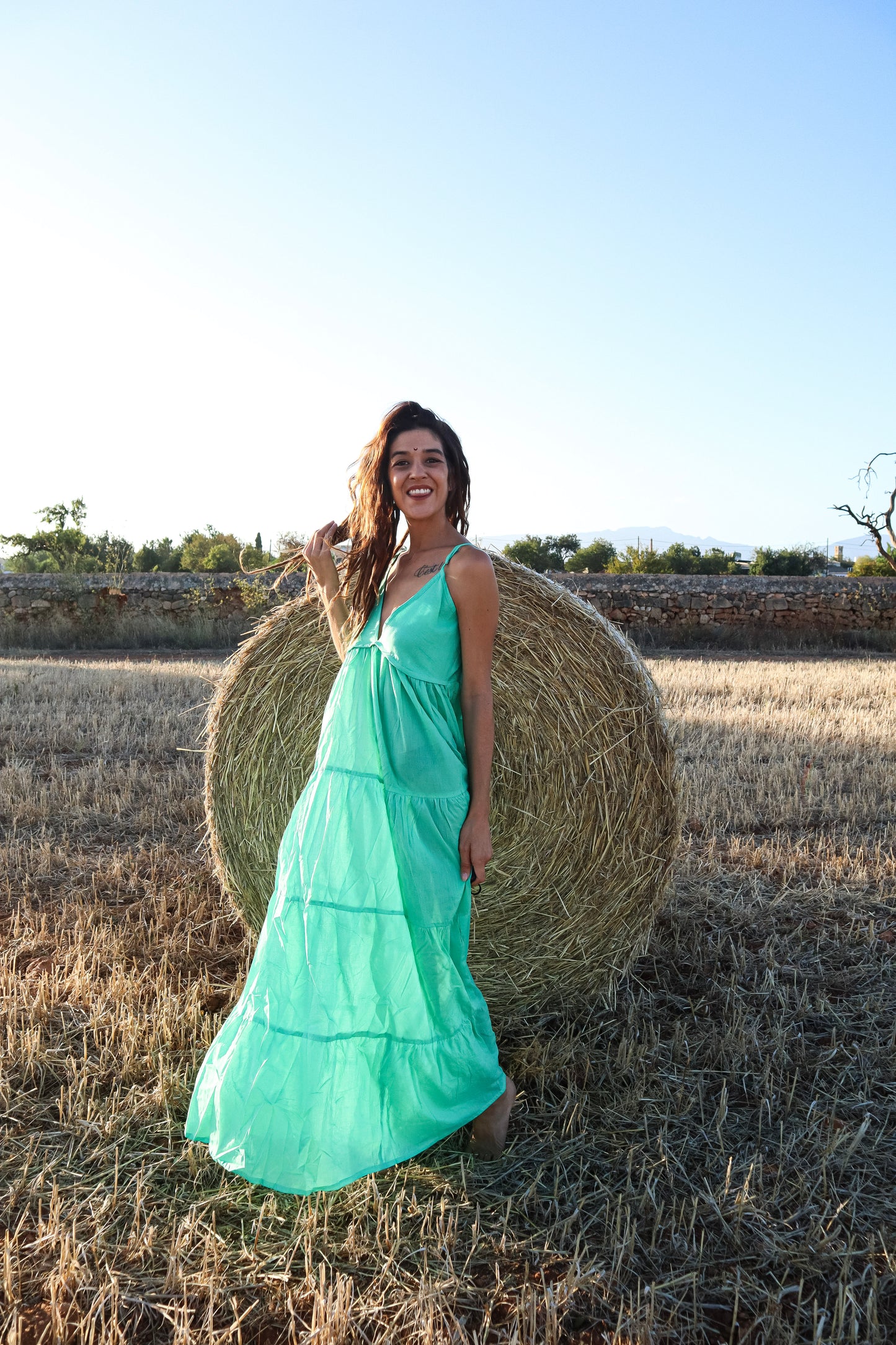 Vestido HARA Turquesa