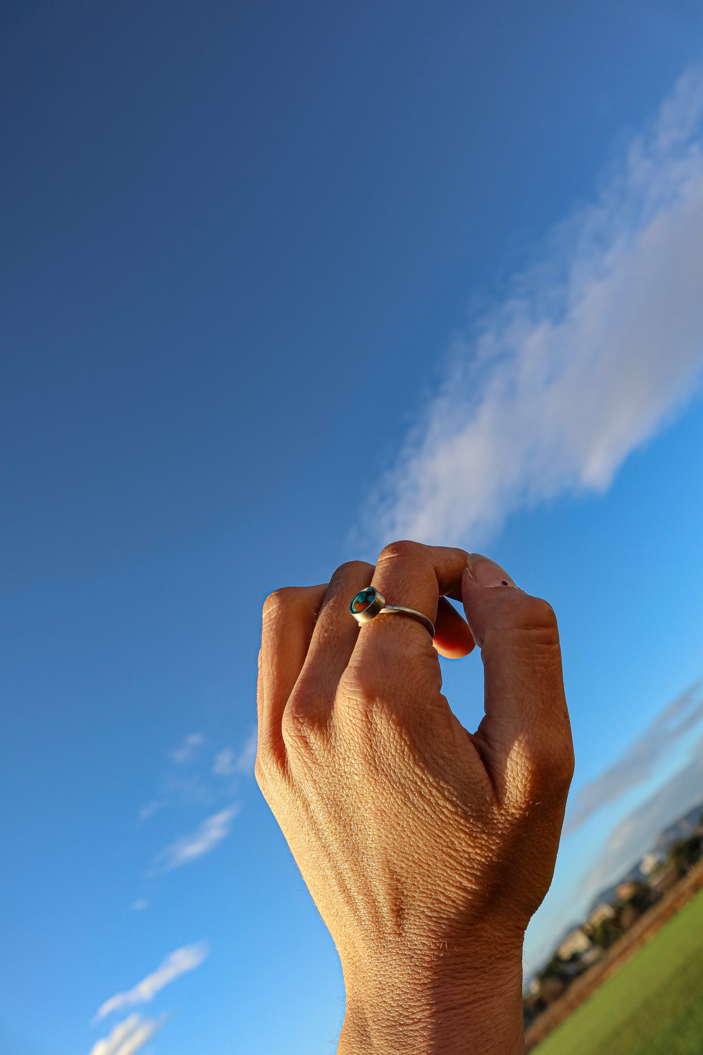 Anillo turquesa de Plata 925