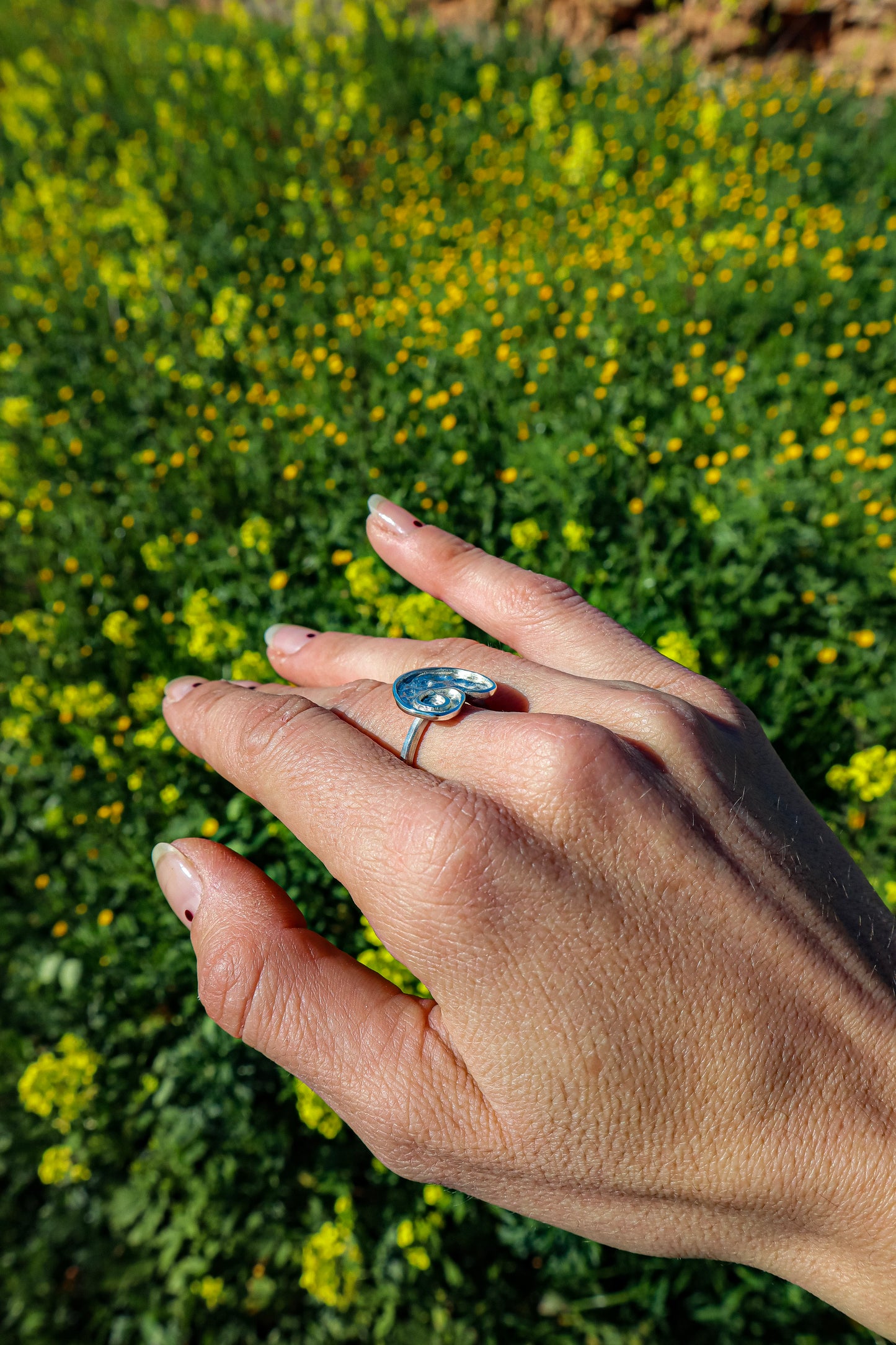 Anillo Shankh Takka de Plata 925